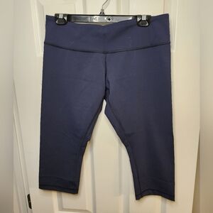 lululemon athletica Dark Navy Cropped Leggings